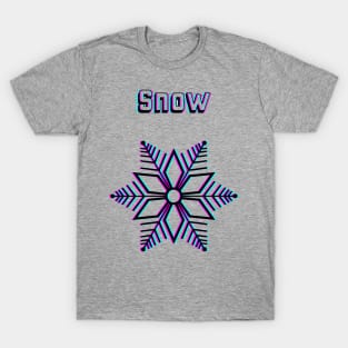 Snowflake Glitch T-Shirt